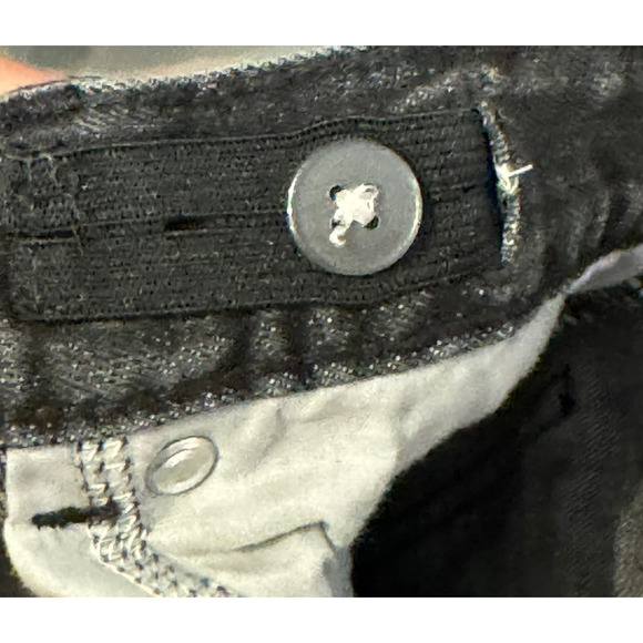 Wonder Nation Girls Jeans‎ Adjustable Waist Relaxed Straight Fit Denim Black 16 - Picture 9 of 11